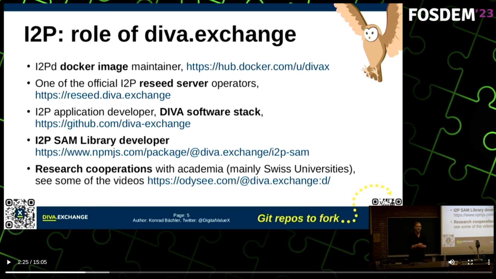 FOSDEM 2023 und diva.exchange